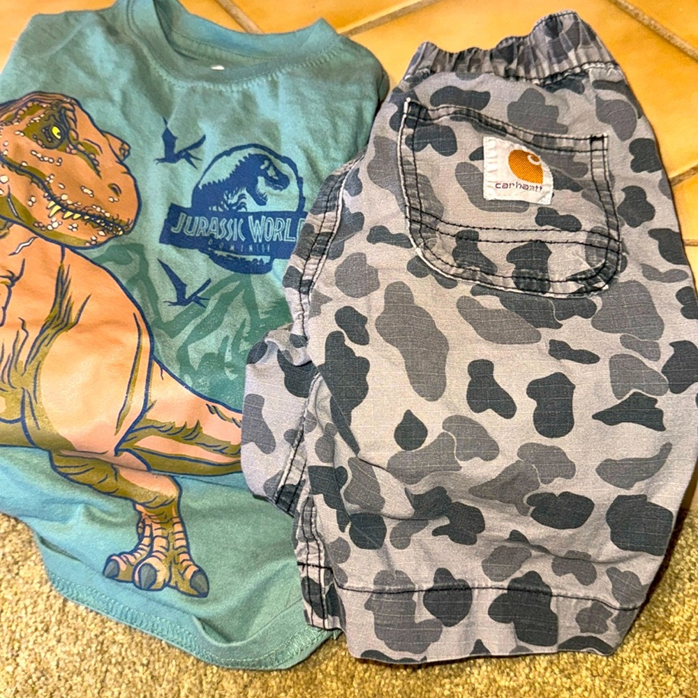 Boys size 4 shorts & shirt